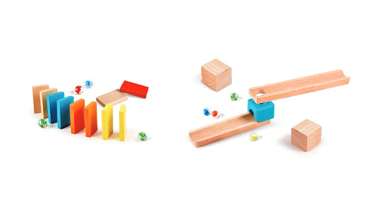 Hape Marble Rally Wooden Marble Run Set 81pcs.