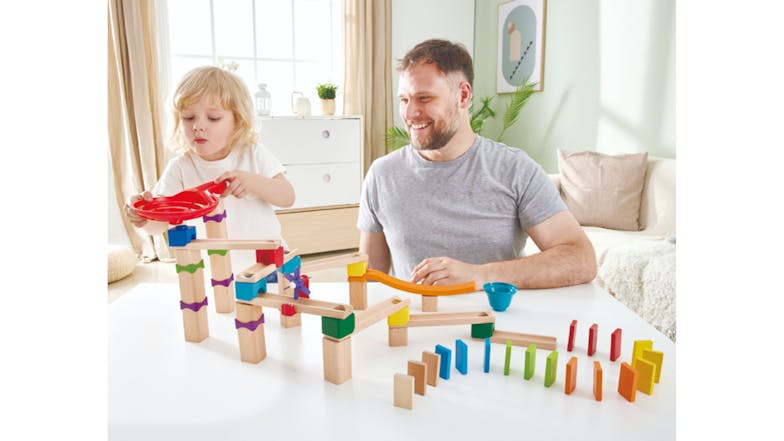 Hape Marble Rally Wooden Marble Run Set 81pcs.