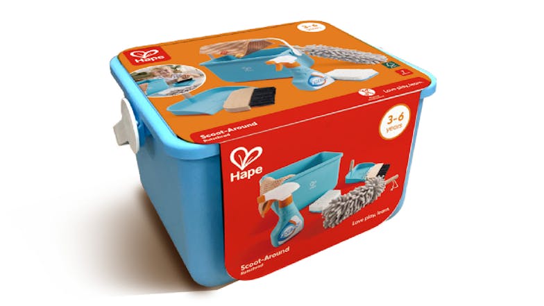 Hape Bucket & Duster Play Cleaning Set