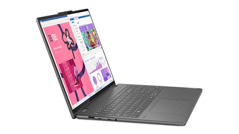 Lenovo Yoga 7i (9th Gen) 16" 2-in-1 Laptop - Intel Core Ultra 7 16GB-RAM 1TB-SSD - Storm Grey (83DL001UAU)
