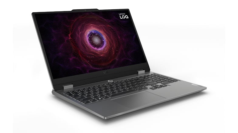 Lenovo LOQ (9th Gen) 15.6" Gaming Laptop - AMD Ryzen7 24GB-RAM 512GB-SSD NVIDIA GeForce RTX 4050 6GB Graphics - Luna Grey (83JC003KAU)