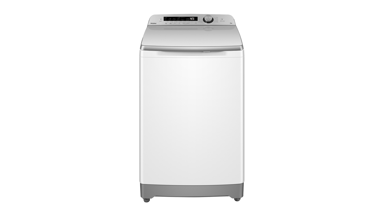 Haier 7kg Top Loading Washing Machine with 12 Programs - White (HWT07AN1)