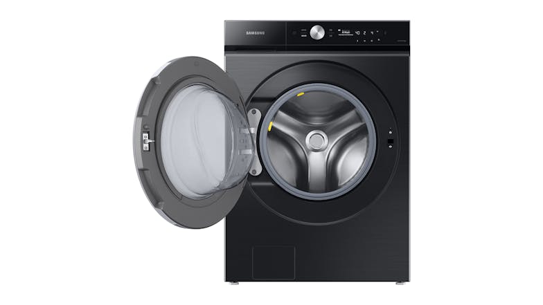 Samsung 18kg 19 Program Front Loading Washing Machine - Black Caviar (Bespoke/WF18B9600KV/SA)