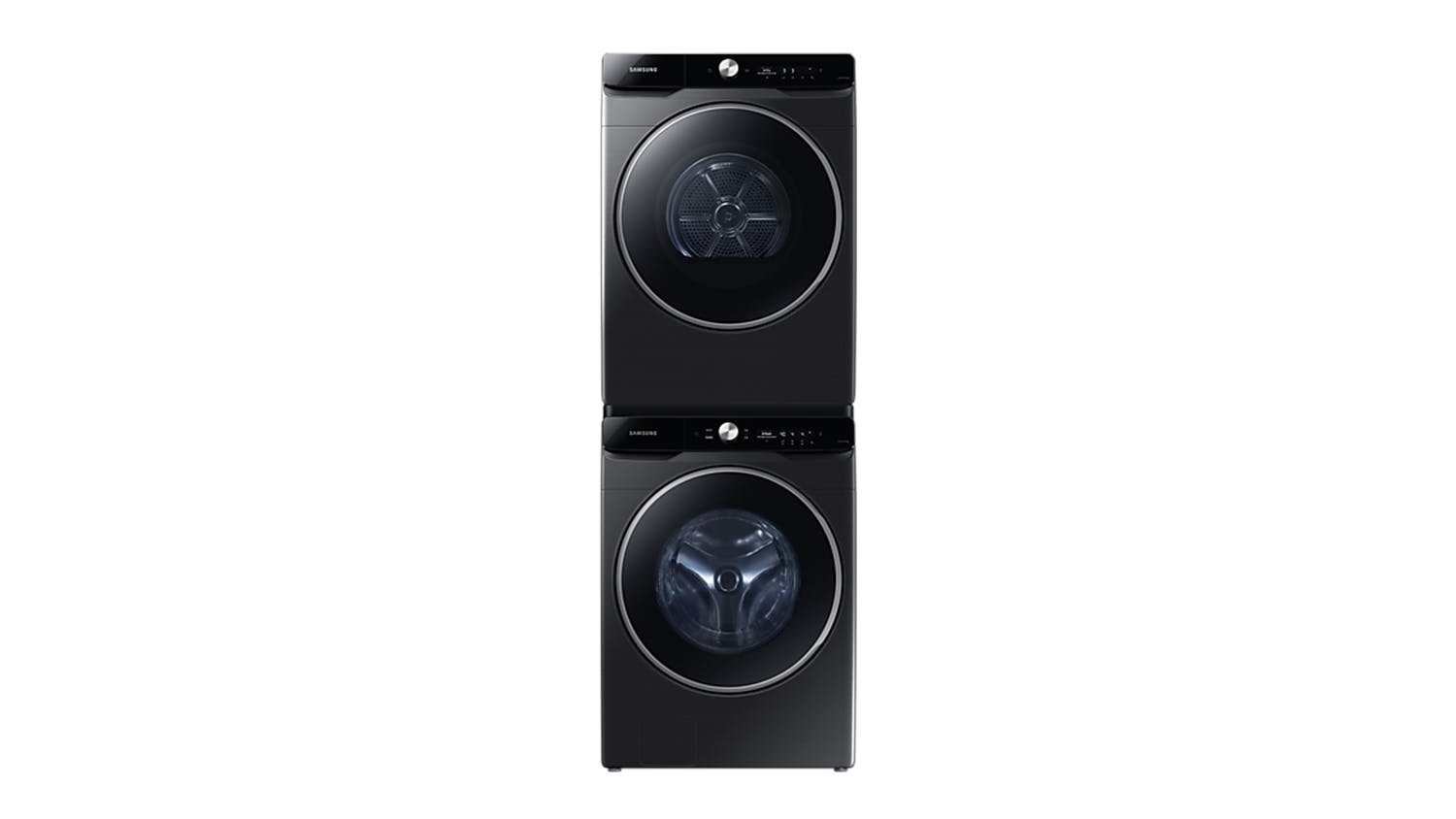 Samsung Front Loading Washing Machine and Dryer Stacking Kit - Black Caviar (SKK-ATV)