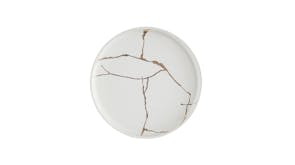 Kintsugi-Look Cream Porcelain Plate