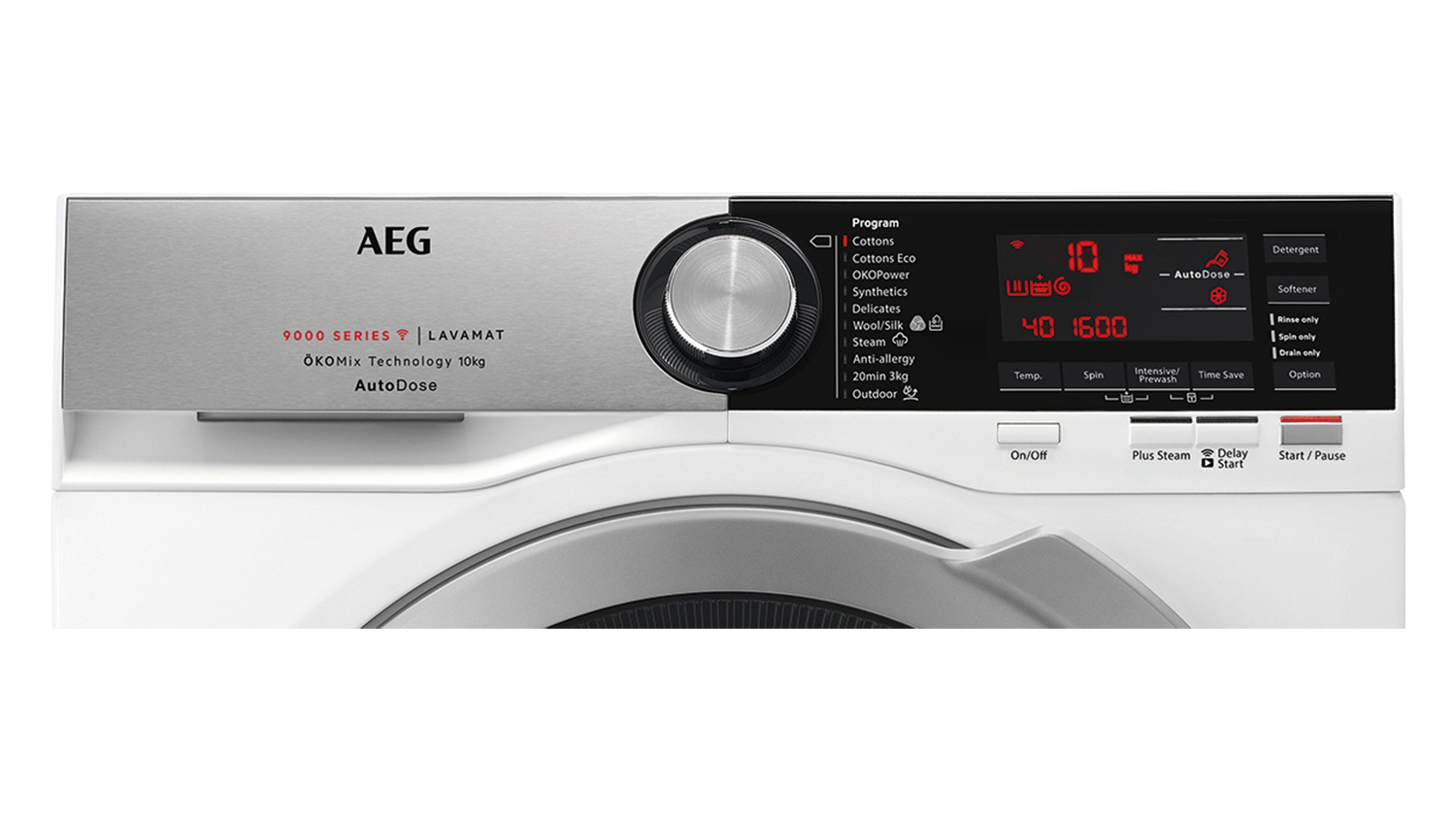 AEG 10kg Front Loading Washing Machine & 9kg Heat Pump Condenser Dryer Package White