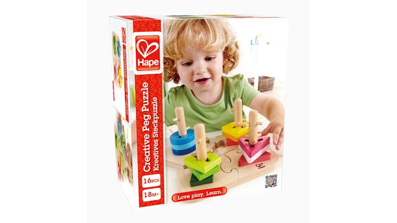 Hape Creative Peg Puzzle Toy