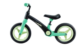 Hape Shock-Absorbing Beginner Balance Bike - Green/Black