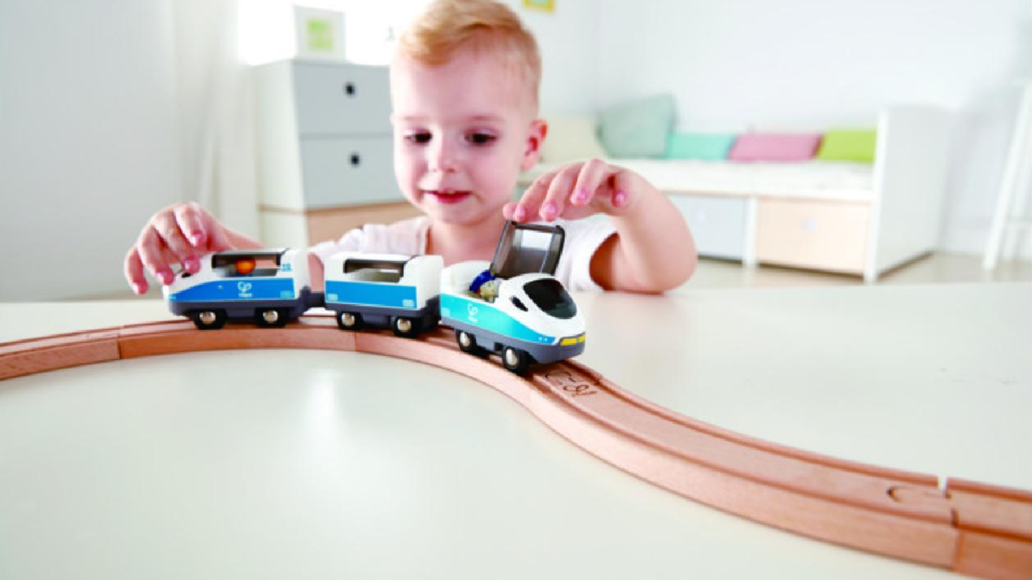 Hape Intercity Railway Engine & Carriage Set