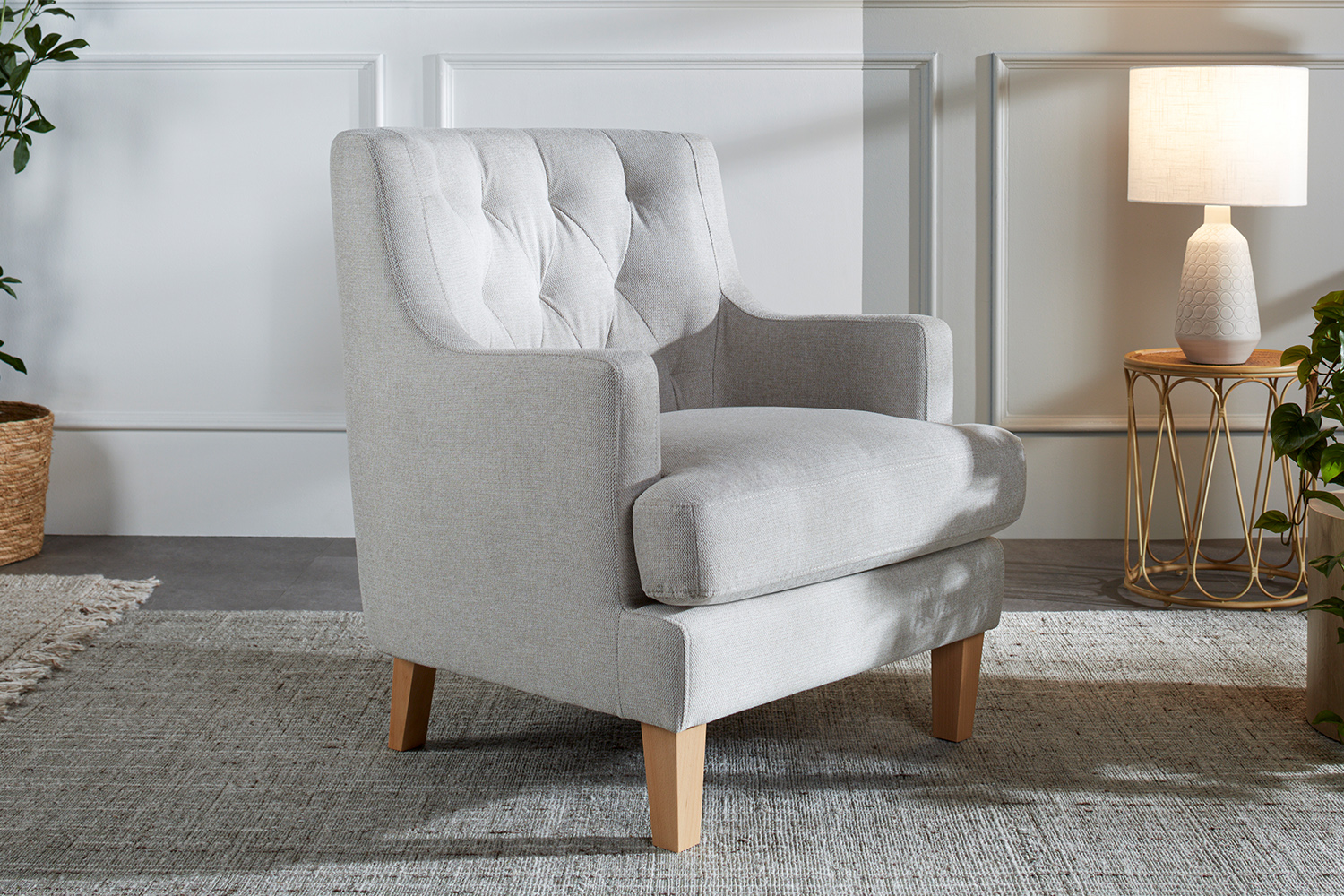 Arne Accent Fabric Chair