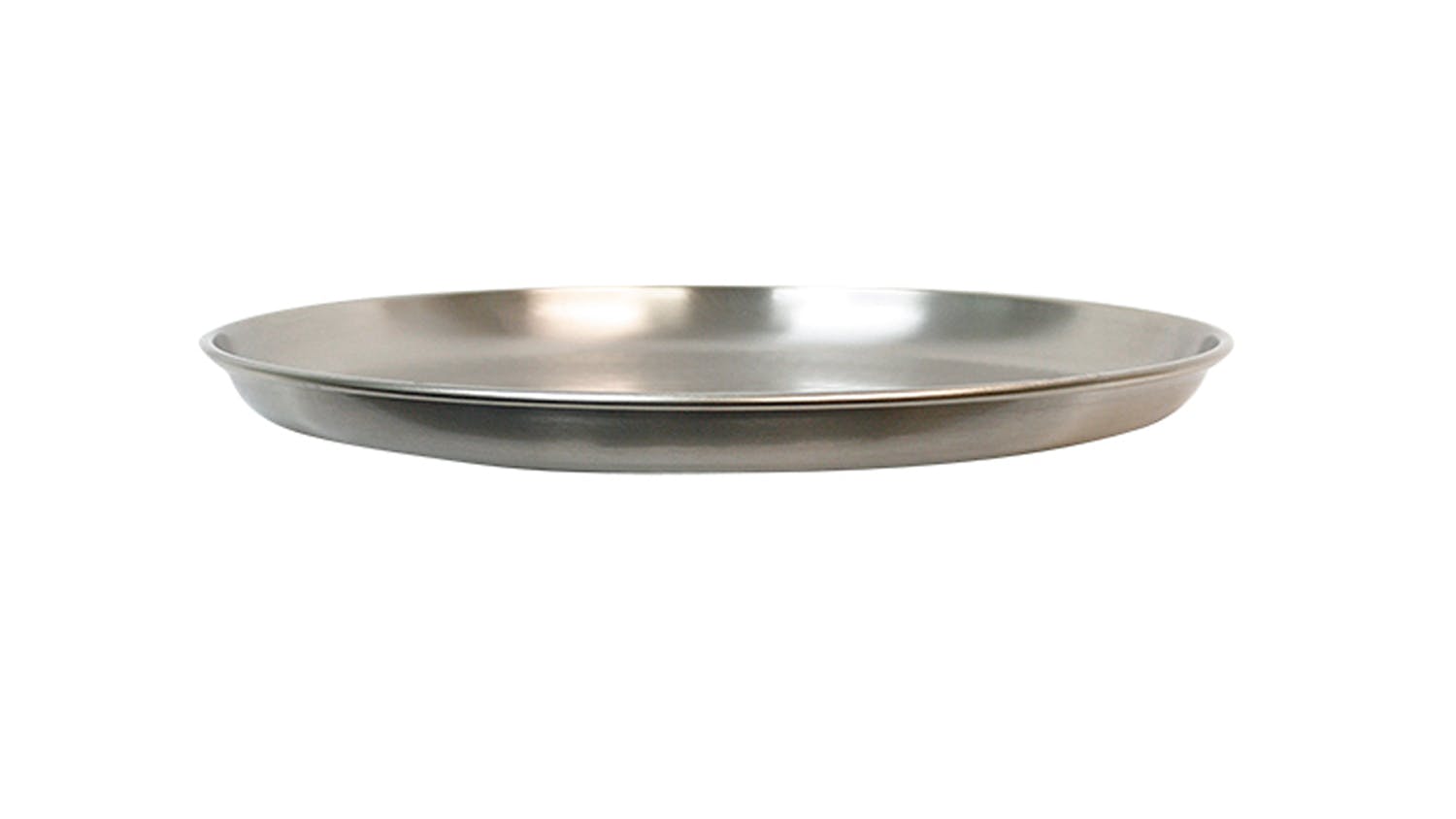 Silver Hammered Metal Tray - Large