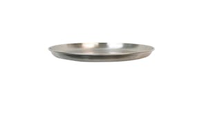 Silver Hammered Metal Tray - Large