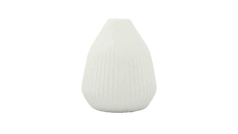 Elena Ribbed Tapered Vase