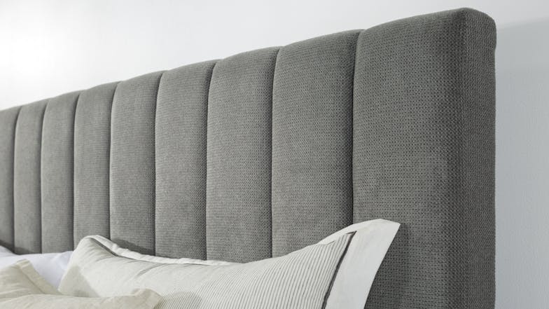Ellie Super King Upholstered Bed Frame - Charcoal