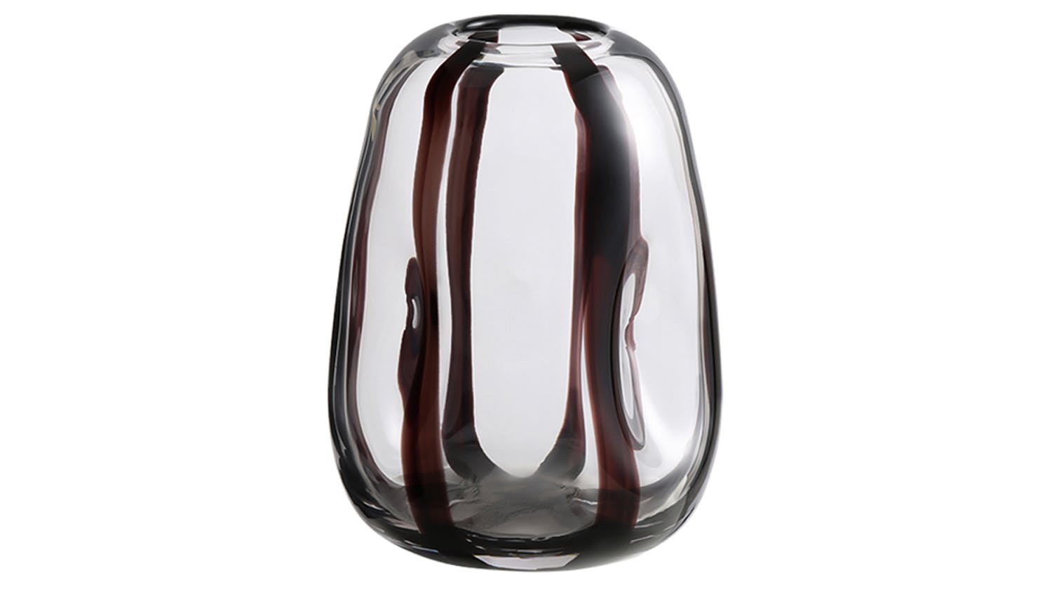 Black Stripe Vase - Large