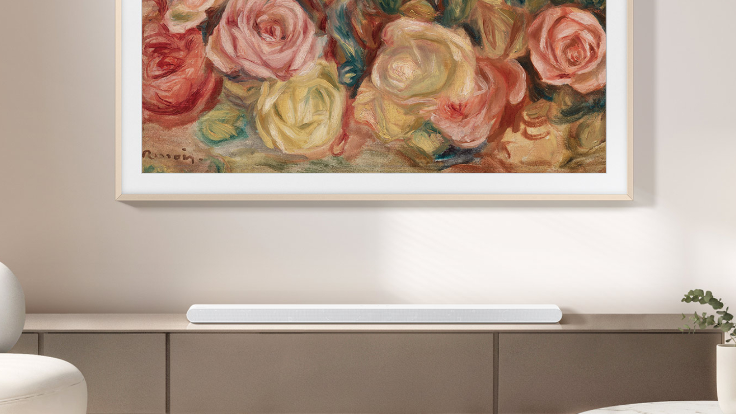 Samsung 3.1 Channel Soundbar with Subwoofer - Wireless - S-Series Ultra-Slim 2024 - White (S701D)