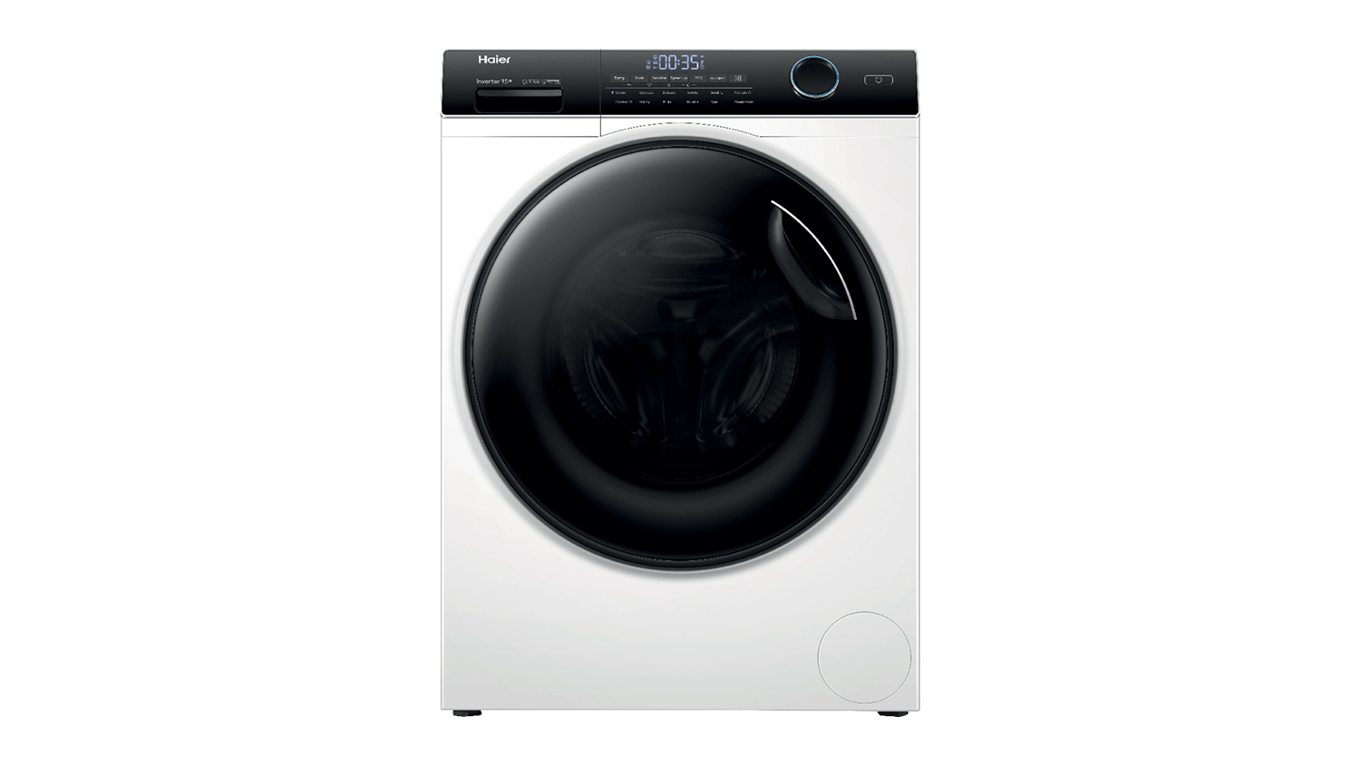 Haier 9.5kg Front Loading Washing Machine with 12 Programs - White (HWF95AN1)