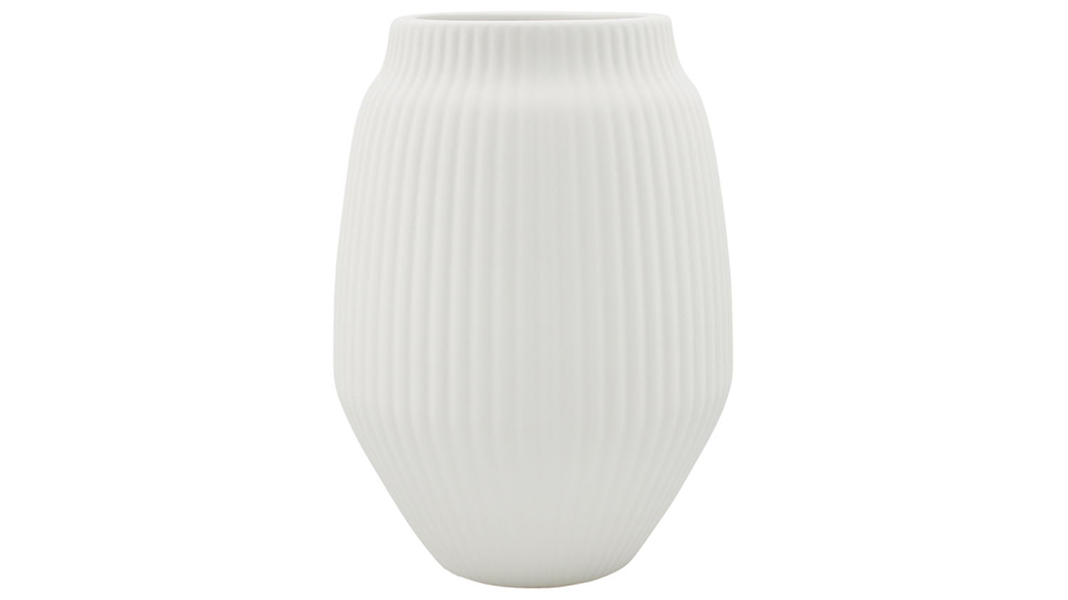 Nadia Ribbed Ceramic Vase