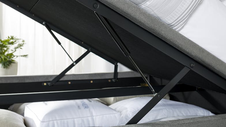 Olivia Super King Gas Lift Bed Frame - Charcoal
