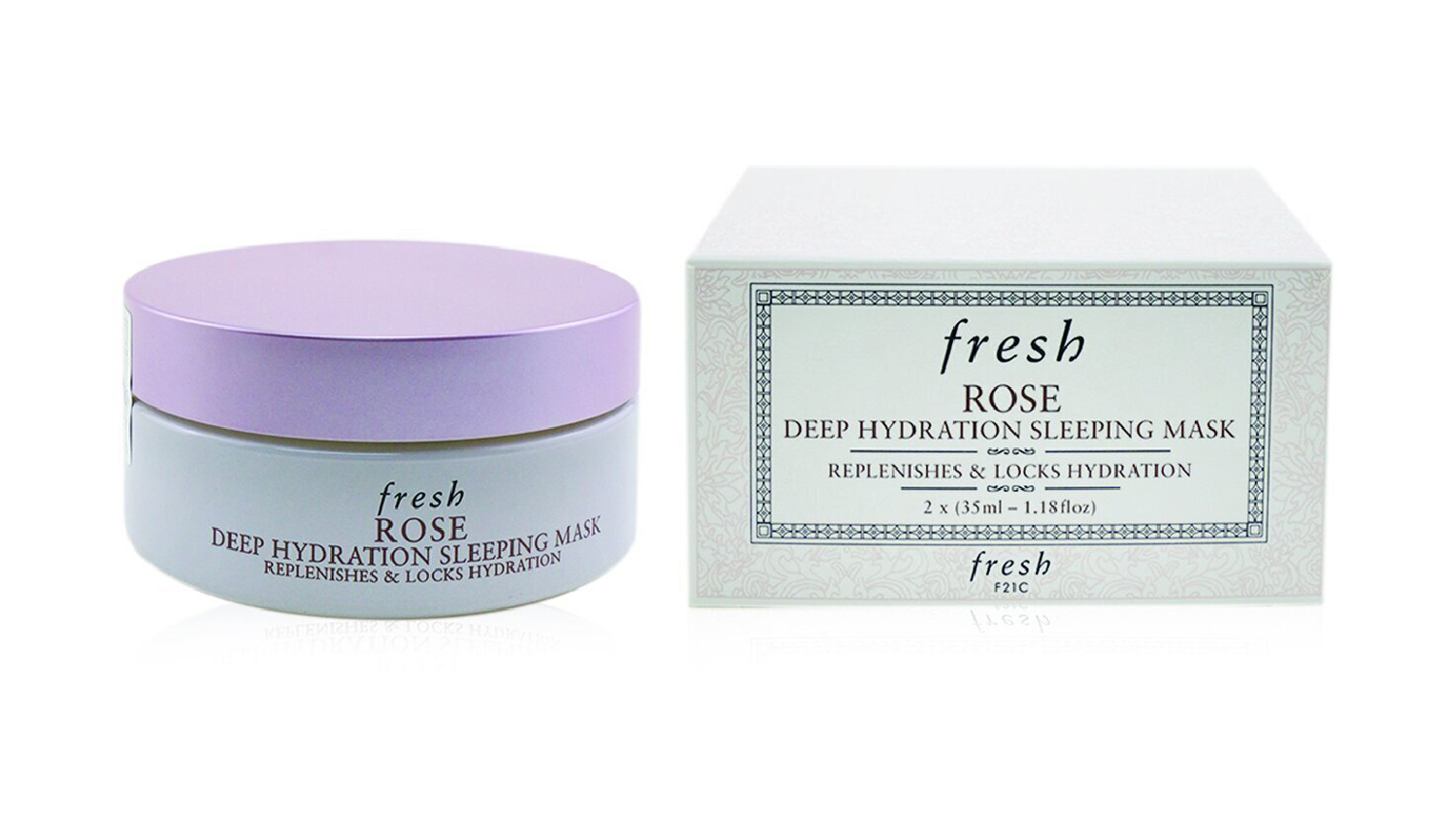 Fresh Rose Deep Hydration Sleeping Mask - 2x35ml/1.18oz