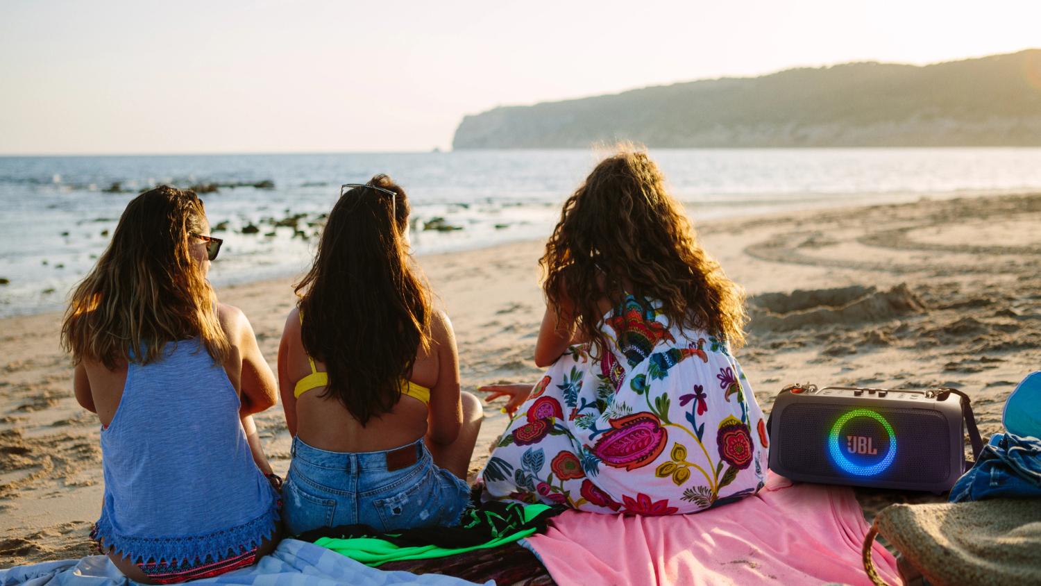 JBL PartyBox On-the-Go Essential Portable Bluetooth Party Speaker with 2 Wireless Microphones - Black