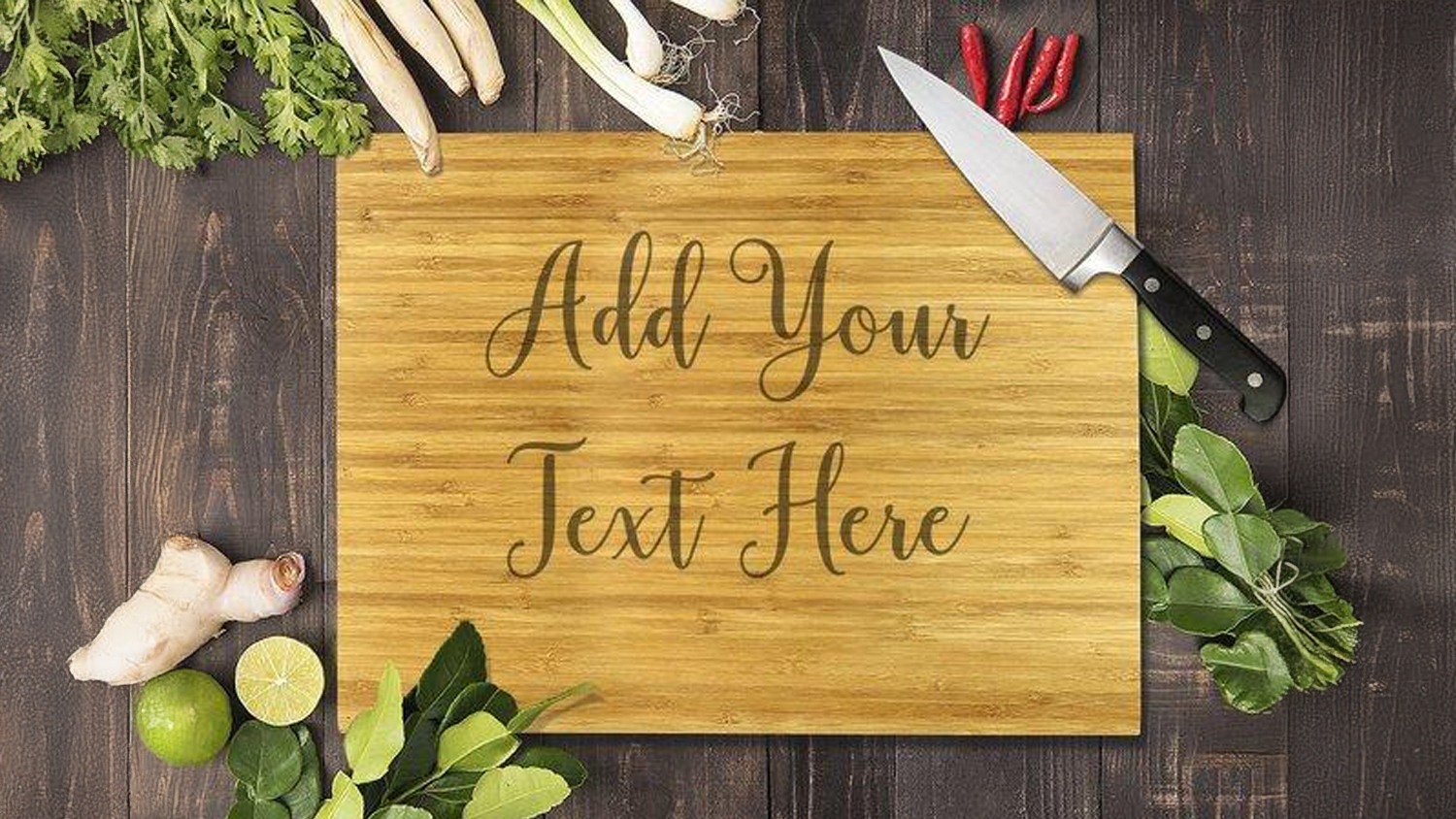 Mother's Day Custom Bamboo Cutting Boards