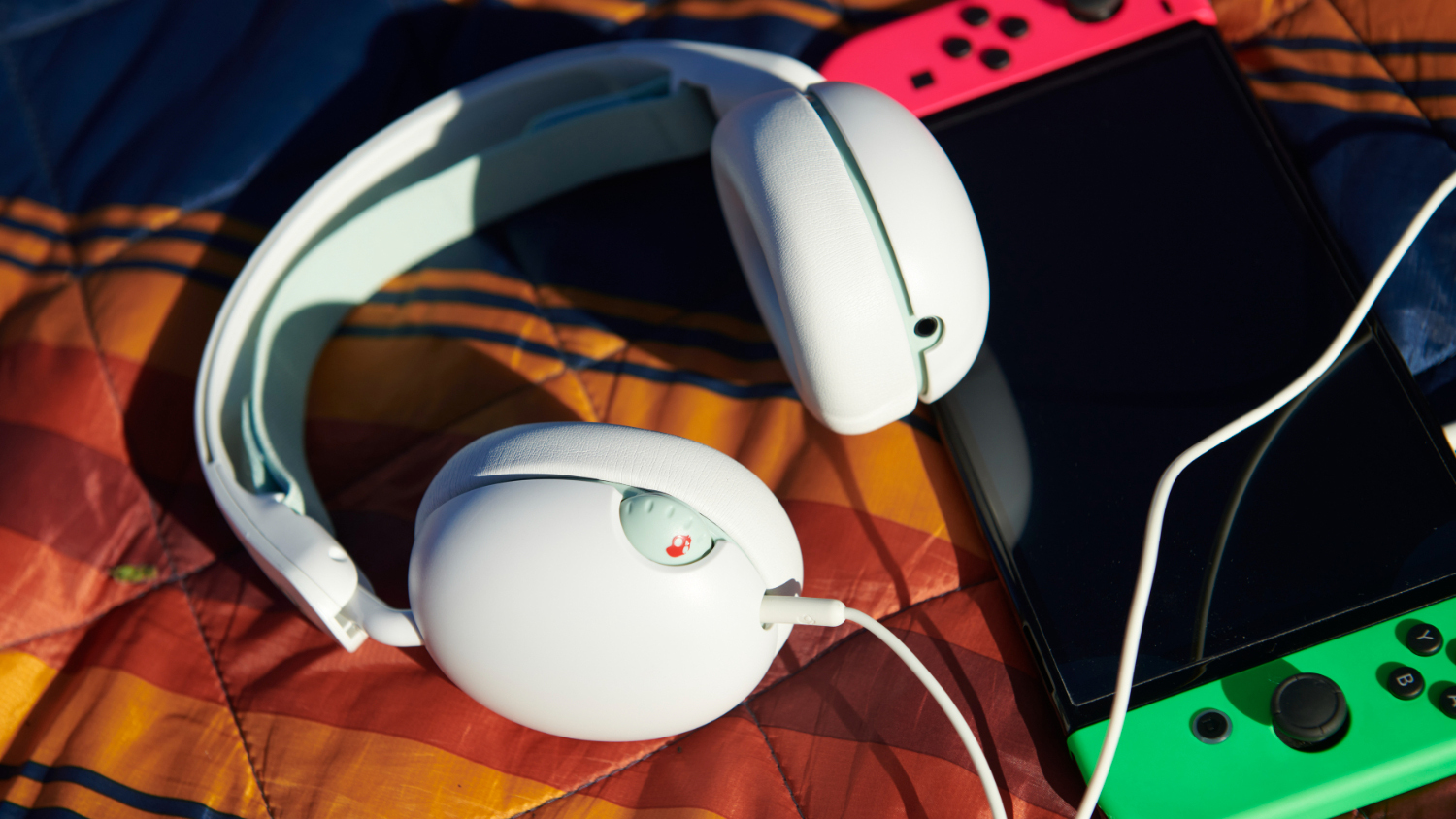 Skullcandy Grom Wired Over-Ear Headphones - Bone Seafoam