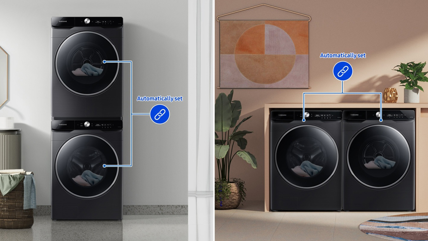 Samsung 16kg 15 Program Front Loading Washing Machine Black