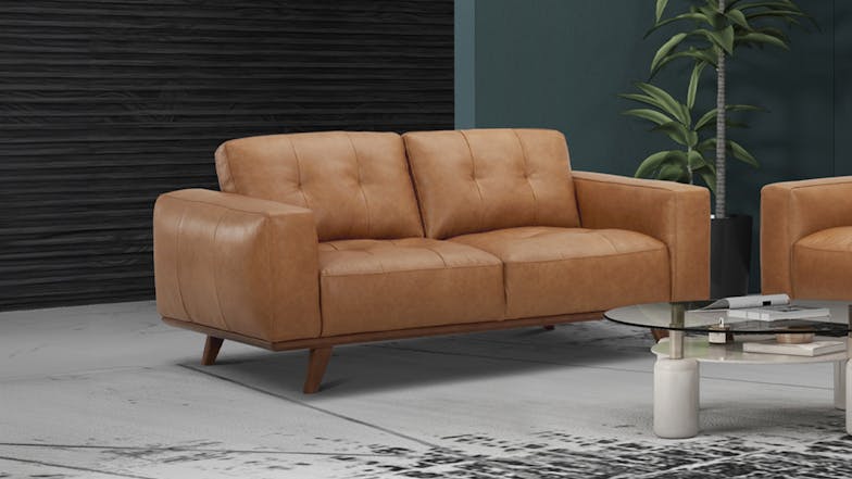 Coco 2 Piece Leather Lounge Suite