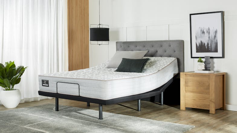King Koil Conforma Classic II Firm Queen Mattress with Virtue Adjustable Base by A.H Beard
