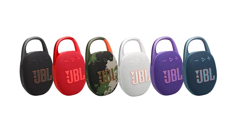 JBL Clip 5 Ultra-Portable Bluetooth Speaker with Carabiner - Red