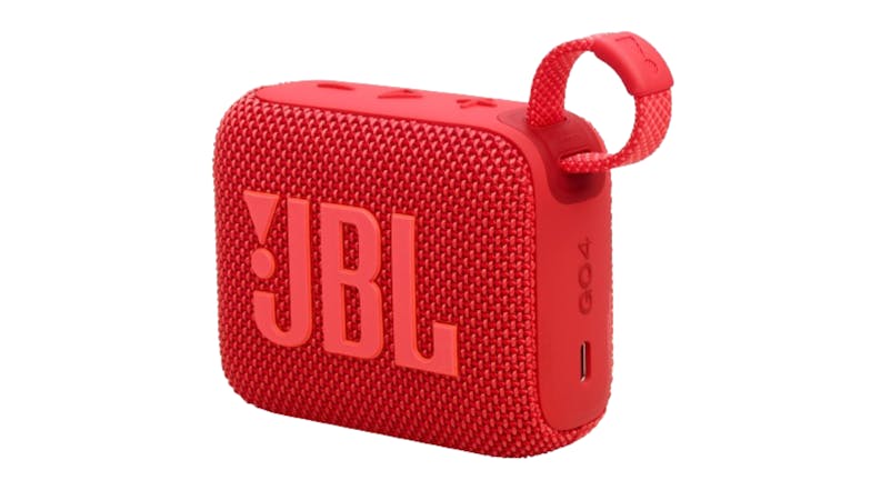 JBL Go 4 Portable Bluetooth Speaker - Red