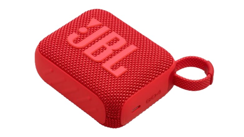 JBL Go 4 Portable Bluetooth Speaker - Red