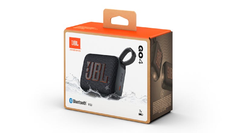 JBL Go 4 Portable Bluetooth Speaker - Black