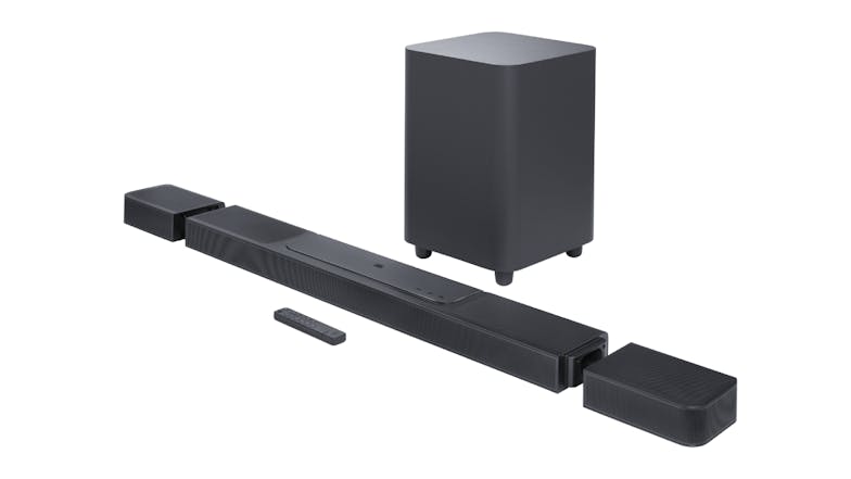 JBL Bar 1300 11.1.4 Channel Wireless Soundbar and Detachable Speaker (Pair) with Subwoofer - Black