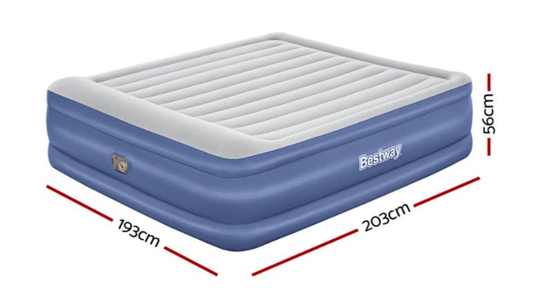 Bestway Tritech Air Mattress with Built-In AC Pump King