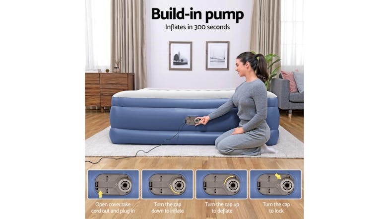 Bestway Tritech Air Mattress with Built-In AC Pump King