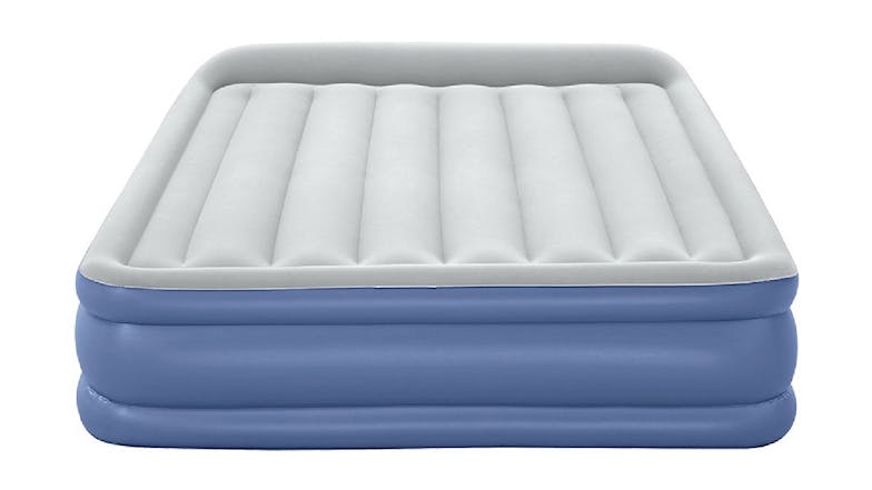 Bestway Tritech Air Mattress with Built-In AC Pump Queen - Blue