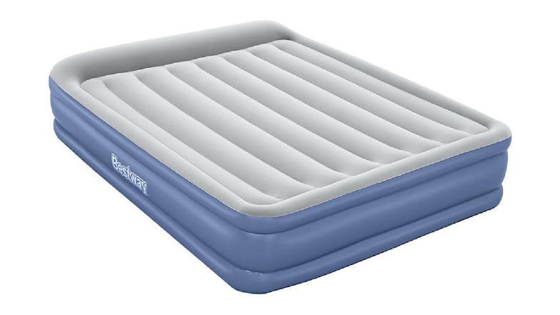 Bestway Tritech Air Mattress with Built-In AC Pump Queen - Blue