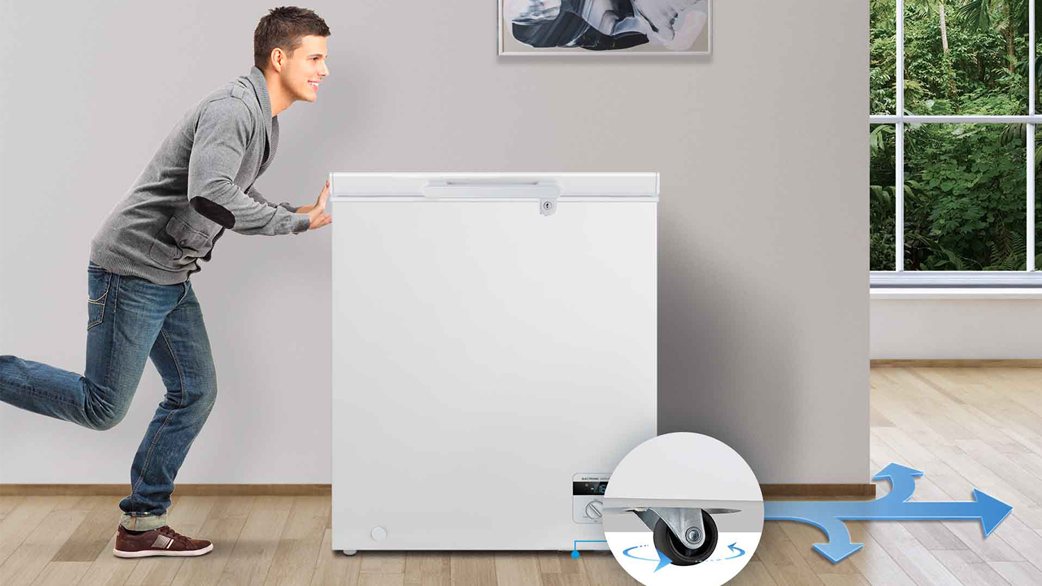 Hisense 200L Hybrid Chest Fridge or Freezer - White (HRCF201)