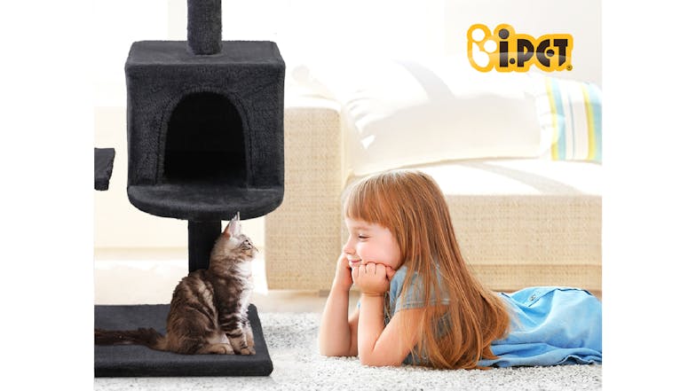 I.Pet Cat Tree Scratching Post 140cm - Grey