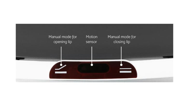 Devanti Motion Sensor Smart Bin 9L Thin Profile - Ash Black