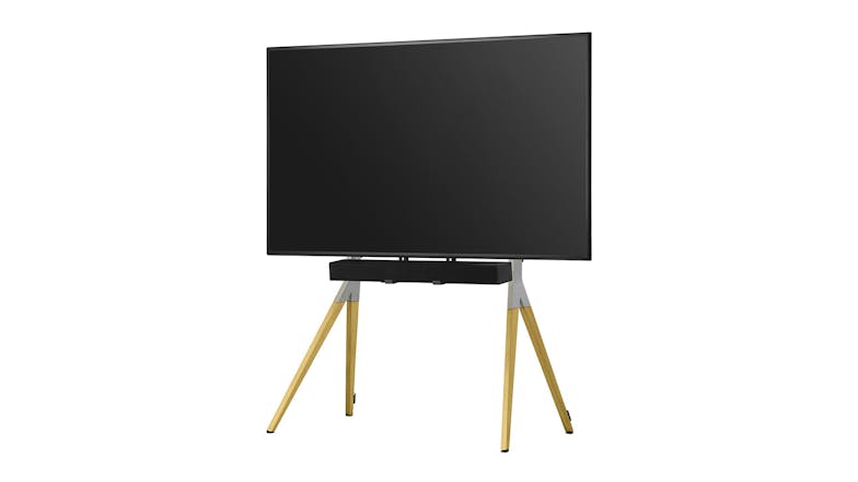 One For All 32" to 70" Universal TV & Soundbar Mountable Floor Stand - Oak & Grey (WM 7482)