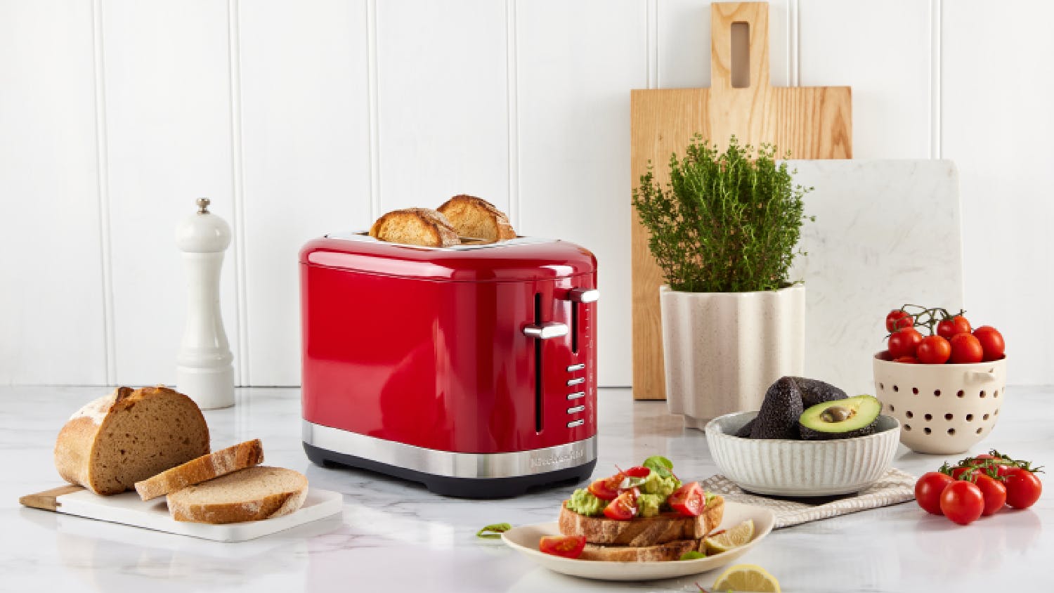 KitchenAid 2 Slice Toaster - Empire Red (5KMT2109AER)