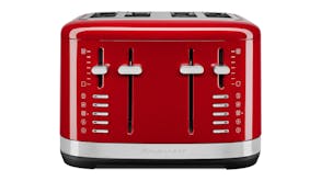 KitchenAid 4 Slice Toaster - Empire Red (5KMT4109AER)