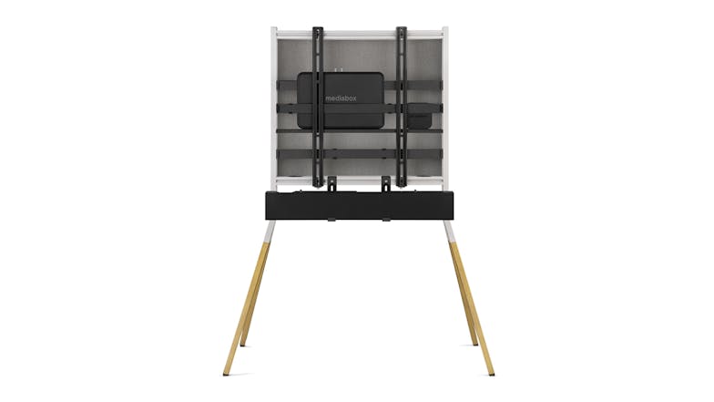 One For All 32" to 70" Universal TV & Soundbar Mountable Floor Stand - Oak & Grey (WM 7482)