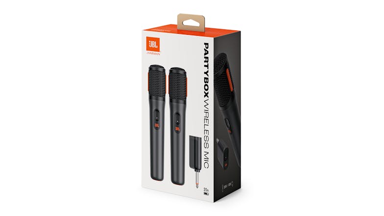 JBL Wireless Microphone for PartyBox - 2 Pack (Black)