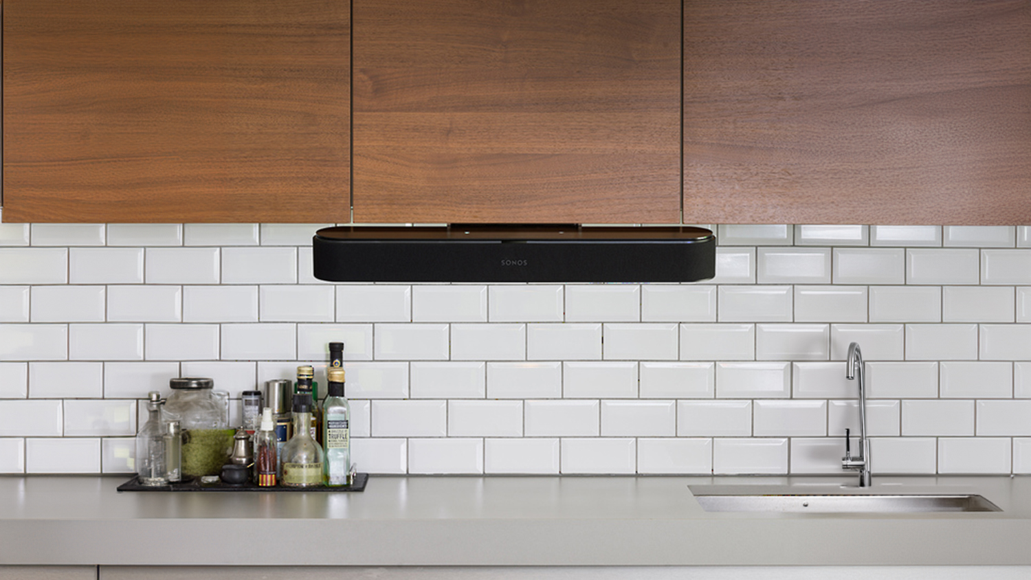 Flexson Wall Mount for Sonos Beam Soundbar - Tilting Design - Black (FLXBWM1021)