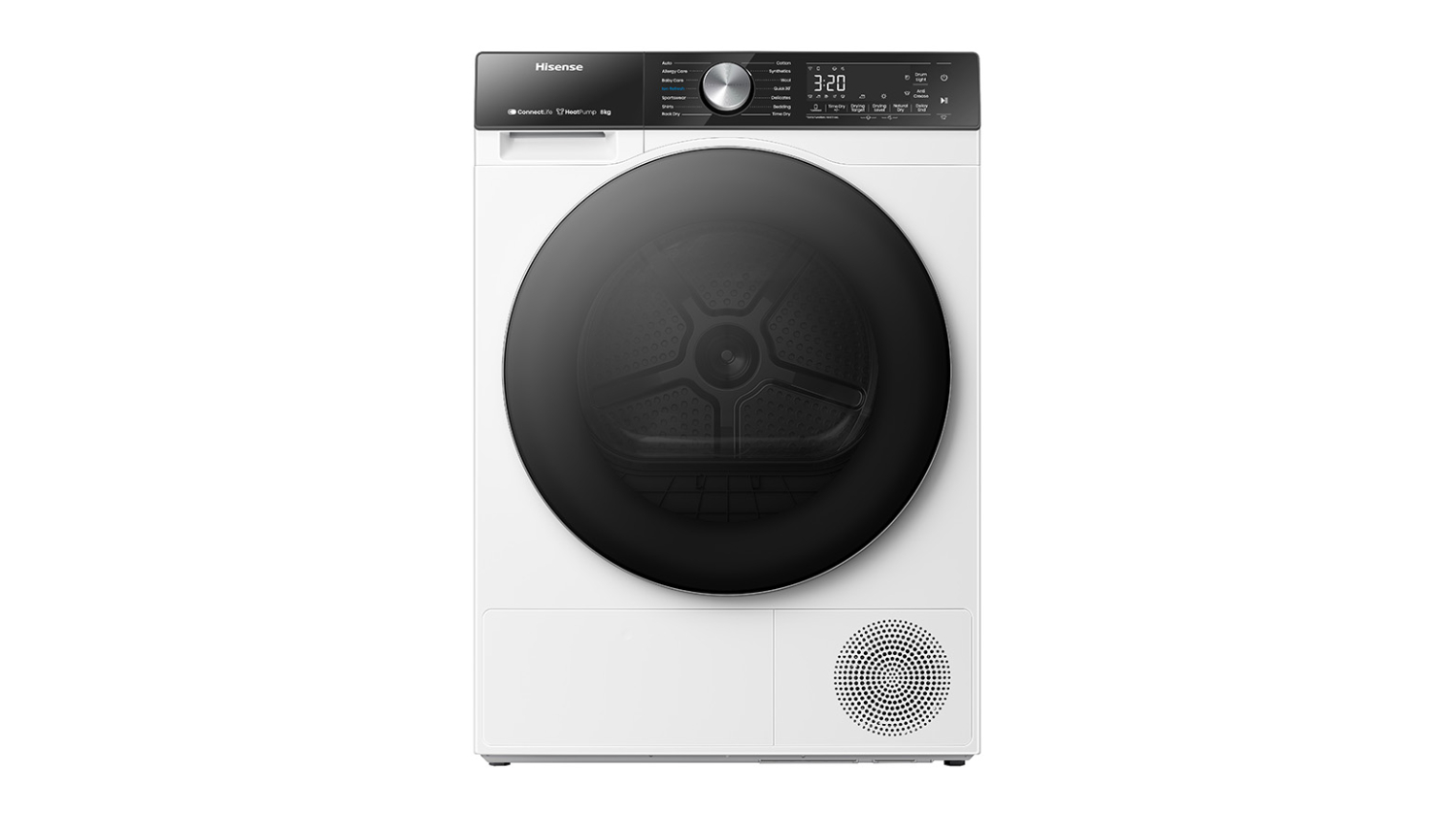 Hisense 8kg 14 Program Heat Pump Condenser Dryer White (Series 5