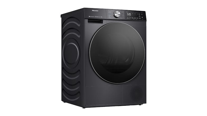 Hisense 9kg 13 Program Heat Pump Condenser Dryer - Black (Series 7/HDFS90HAB)